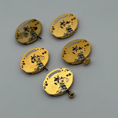 ETA ESA 978.002 x5 Quartz Watch Movement Incomplete Swiss Ladies Parts Repair