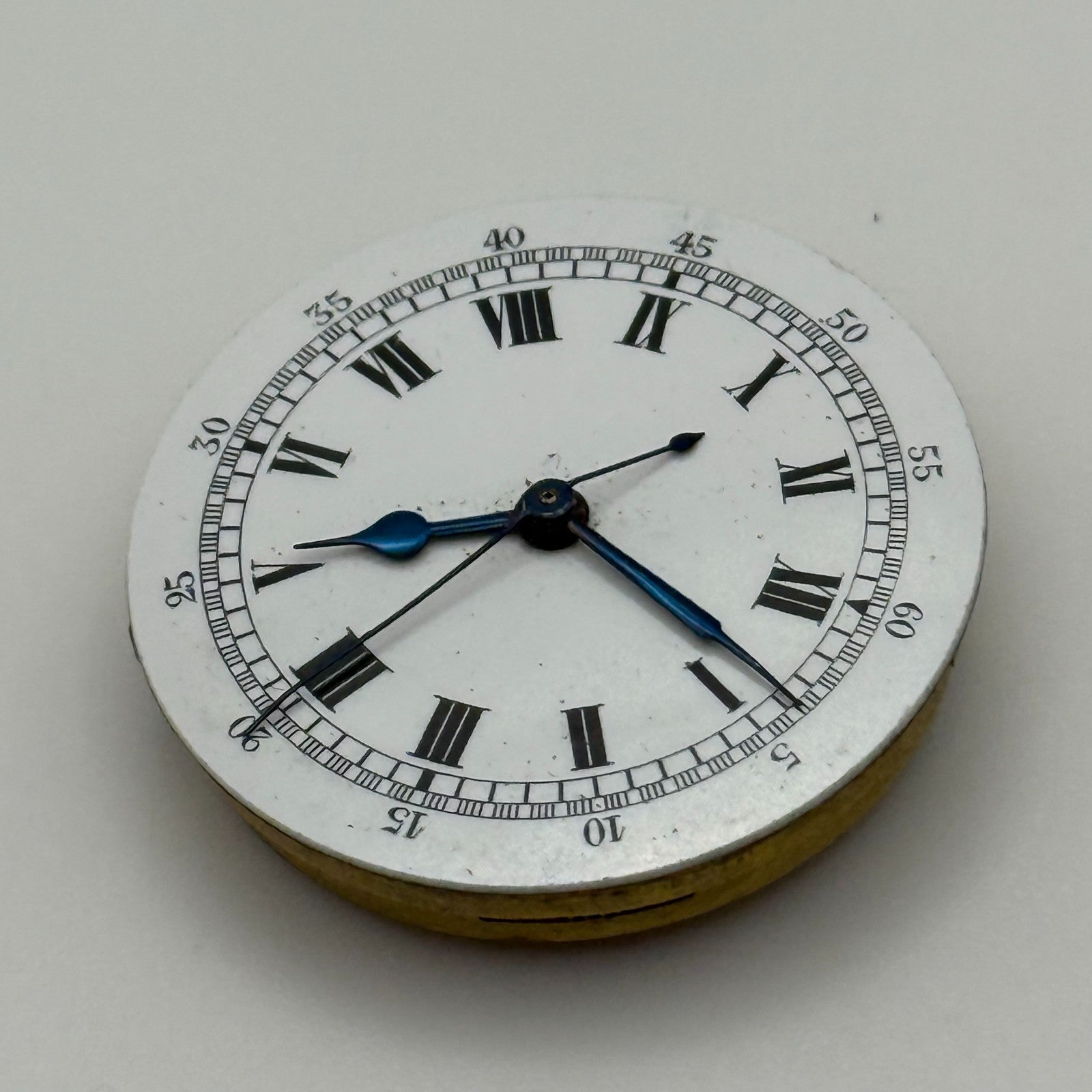 29.8mm Rare Antique Stauffer S S & Co Centre Seconds Trench Watch Movement PARTS