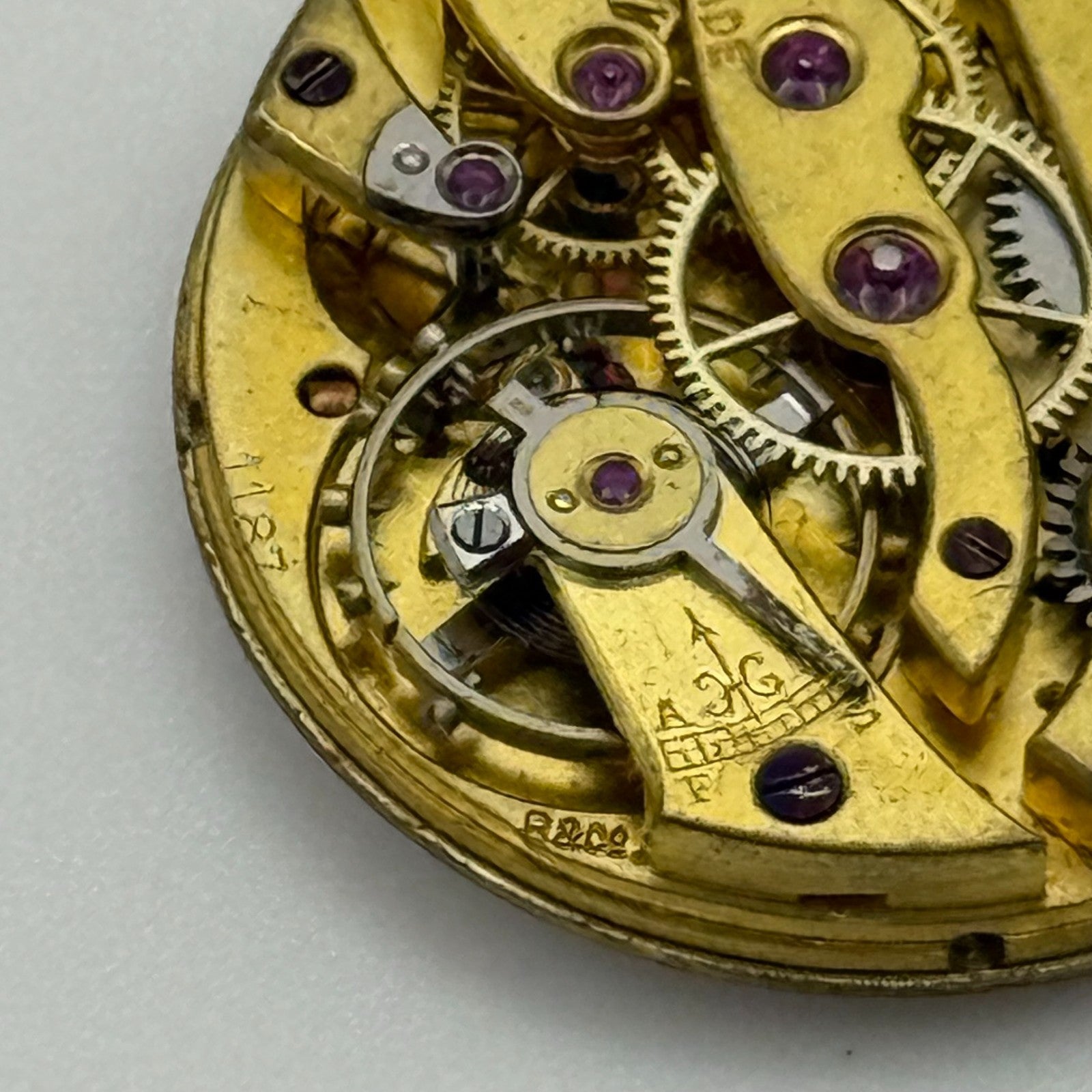 25.3mm Vintage Longines 11.87 Good Balance Manual Wind Watch Movement PARTS