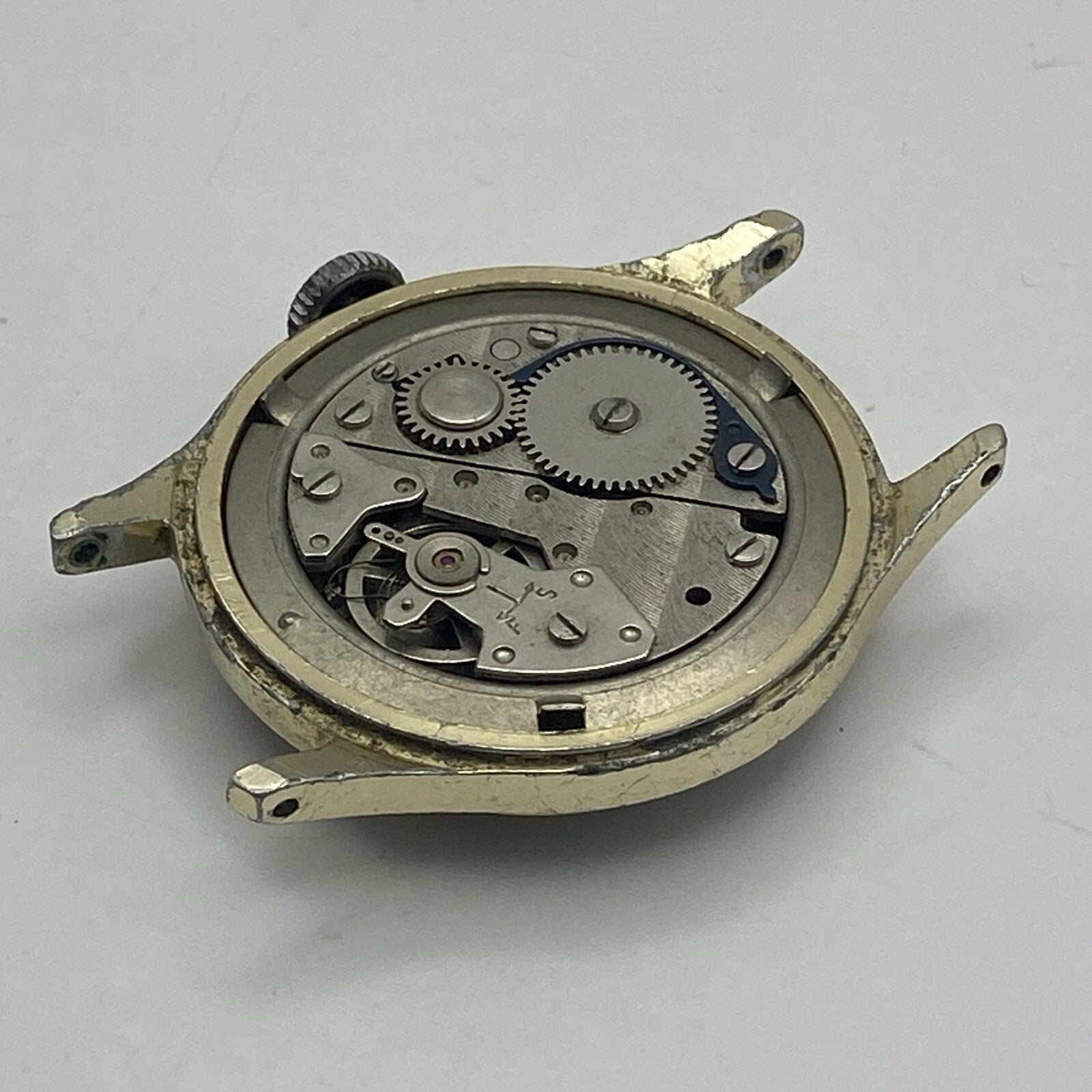 33mm Gents Vintage Ingersoll 5 Jewels Shock Proof Wristwatch NON WORKING Spares