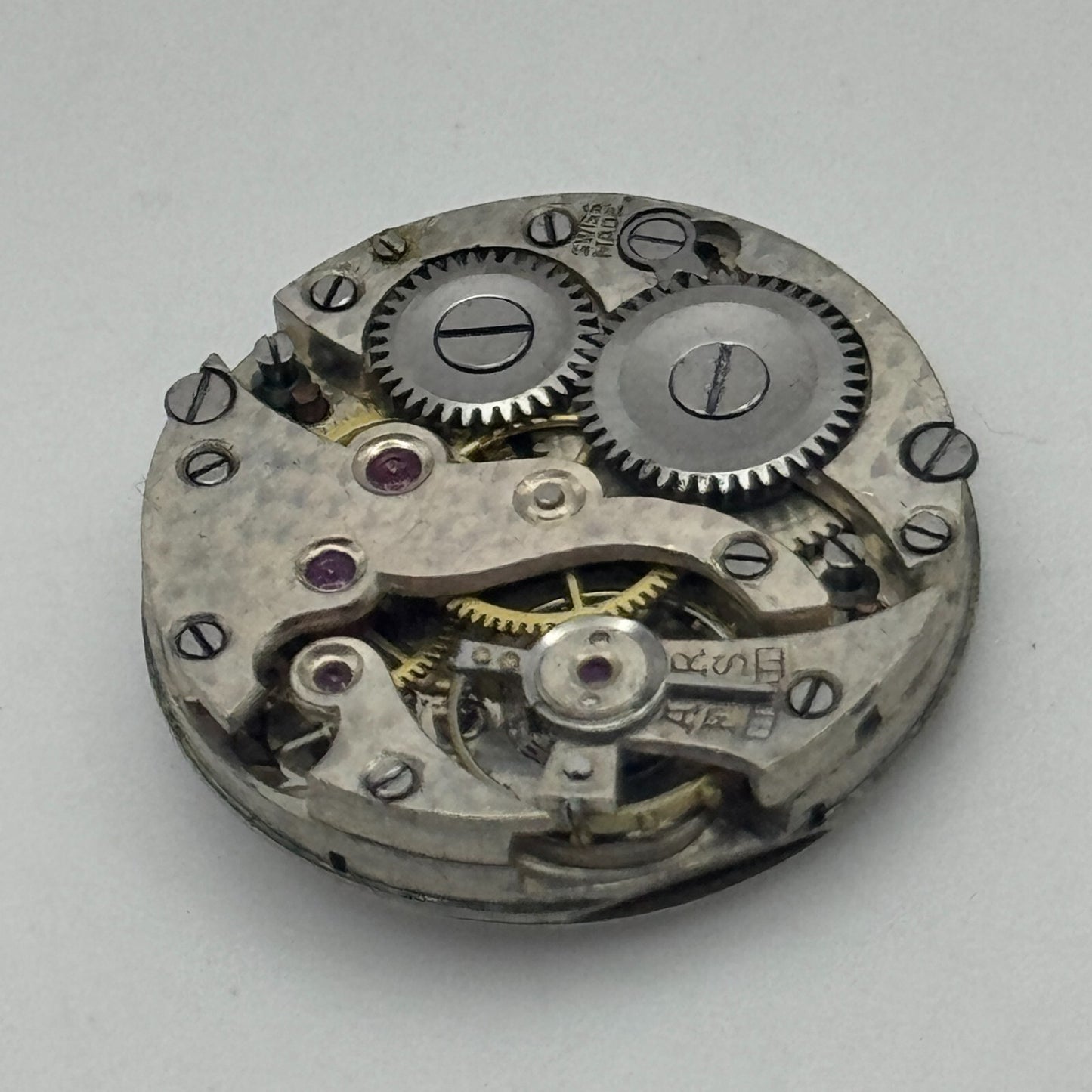 19.7mm Balance Ok Roman Numerals Swiss Bullseye Dial Trench Manual Wind PART