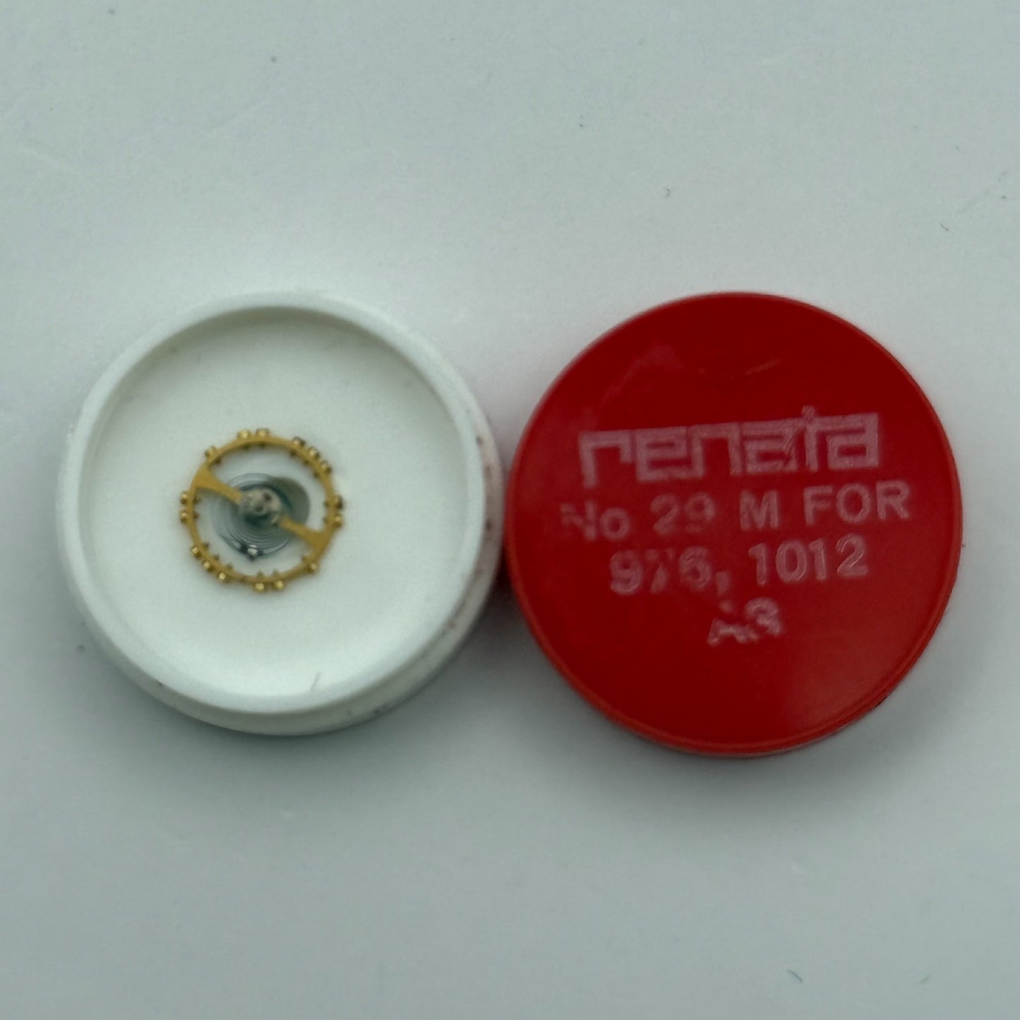 AS 976 1012 Balance Wheel Complete And Spring 29 M Renata Watch Movement Parts 