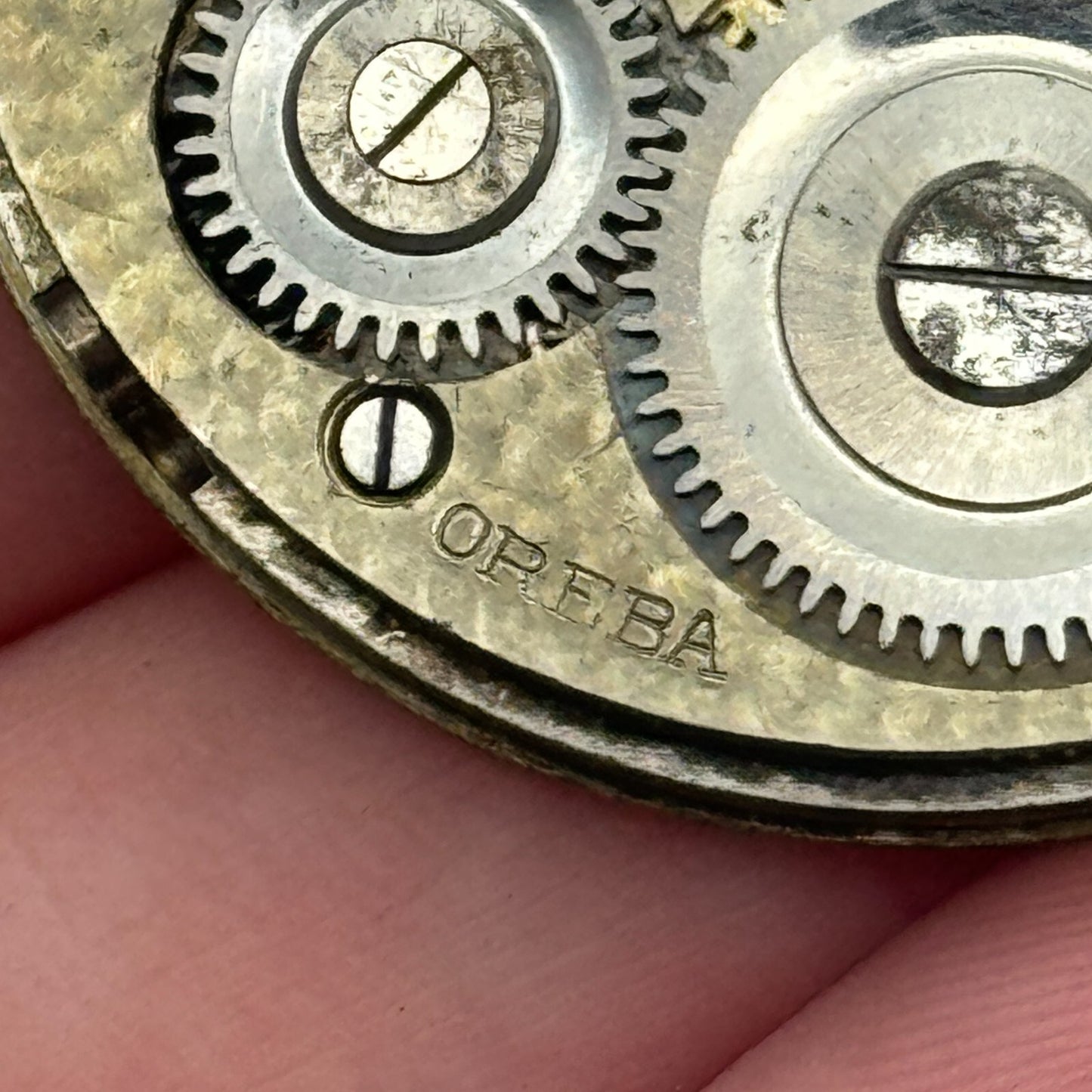 43mm Oreba Swiss Made Vintage Pocket Watch Movement PARTS SPARES REPAIR