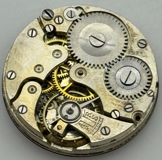 24.9mm Unidentified Balance Intact Trench Watch Movement Manual Wind Swiss PARTS