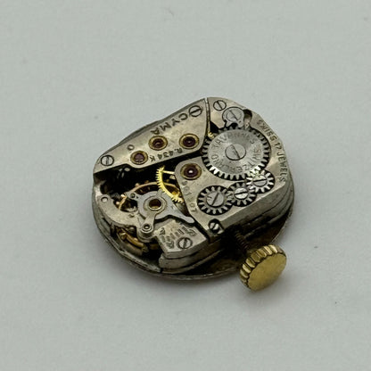 11.6mm Ladies Cyma Tavannes 434K Swiss Manual Wind Watch Movement PARTS SPARES