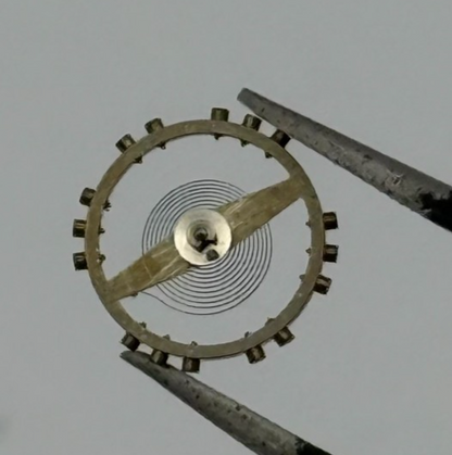 Derby 40 Balance Wheel Complete And Spring 8 3/4’’’ 102 M Watch Movement Parts