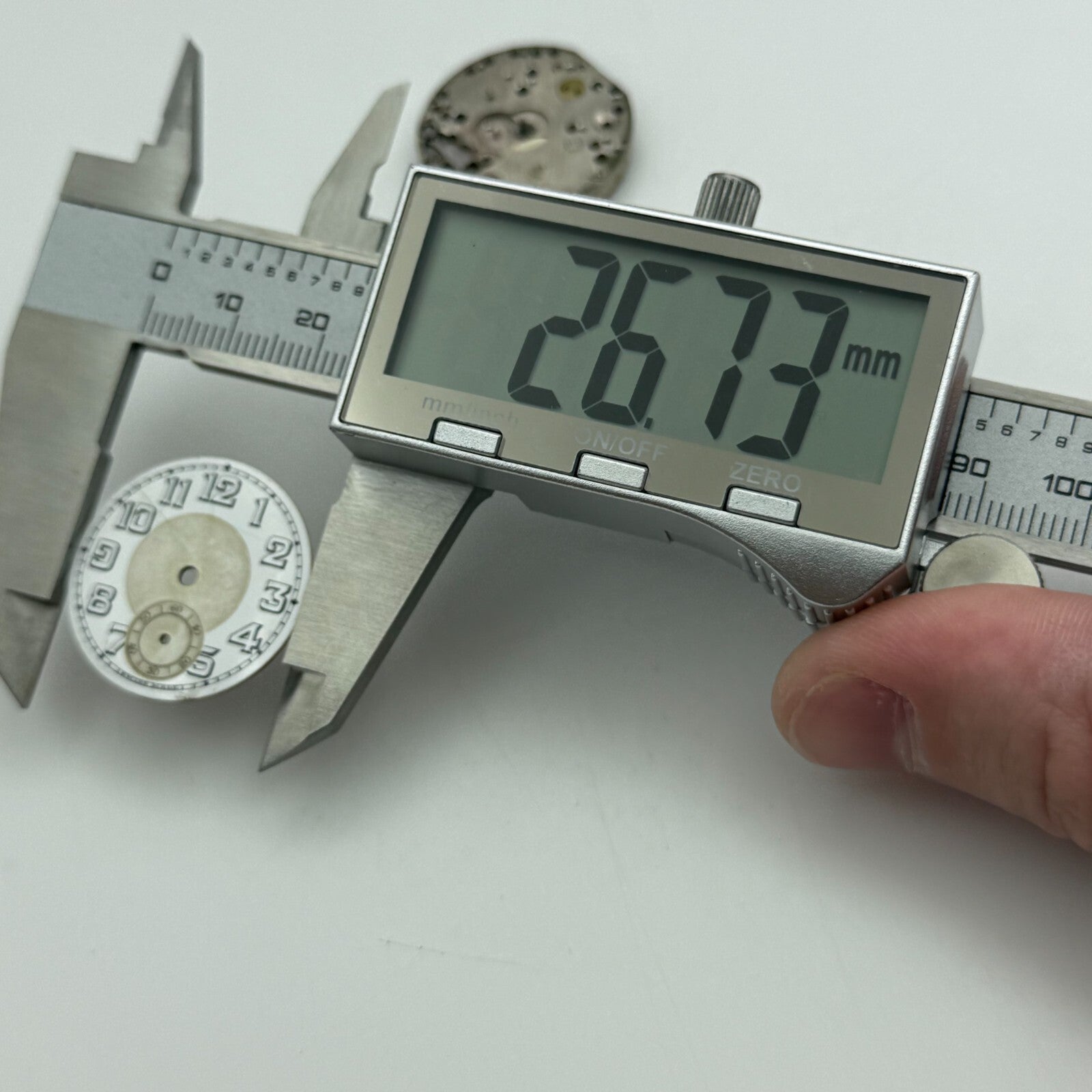 26.7mm Vintage AS 554 Balance Ok Trench Manual Wind Watch Movement PARTS REPAIR