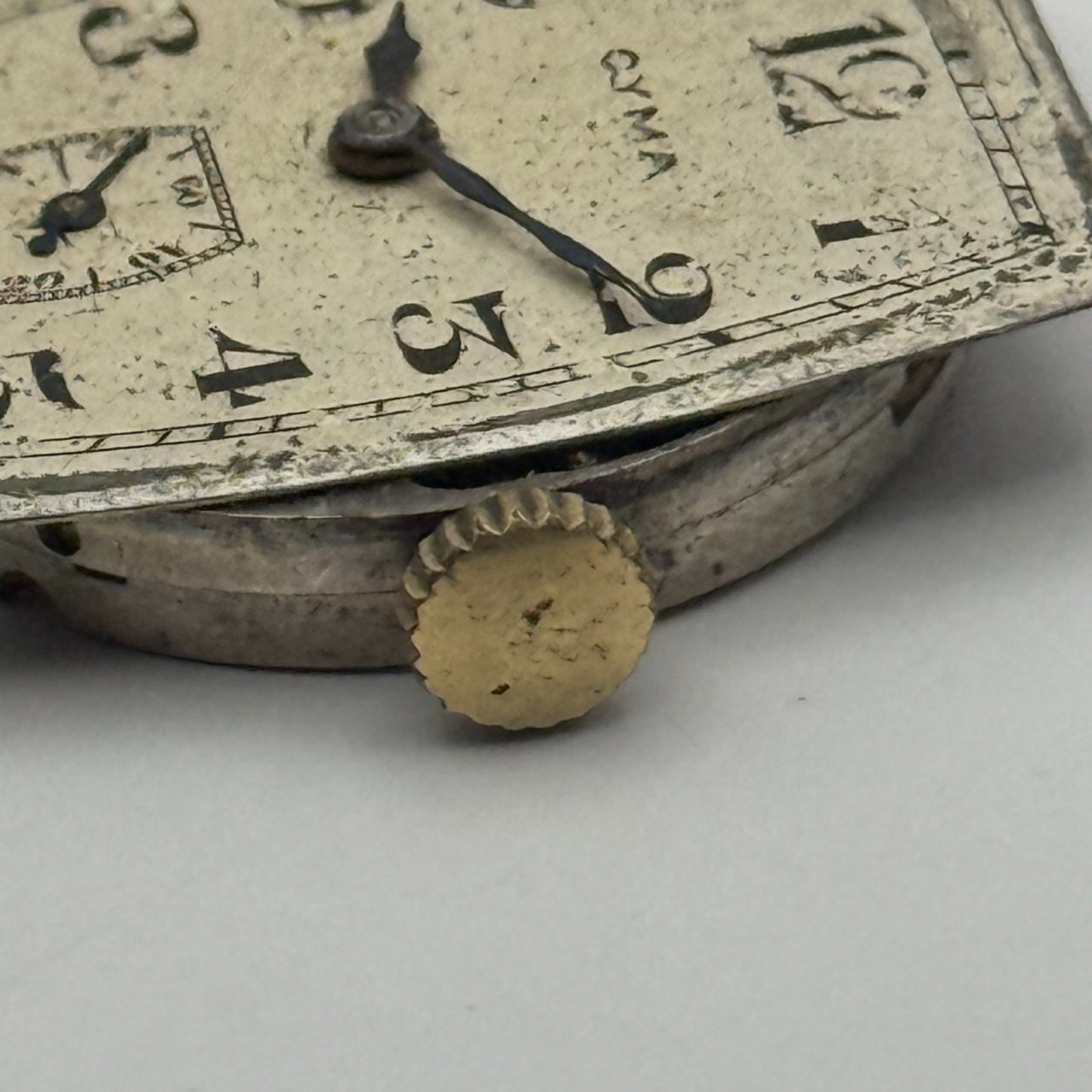 Cyma REF 032B Watch Movement Manual Wind Vintage Swiss 15 Jewels Repair 26.1mm