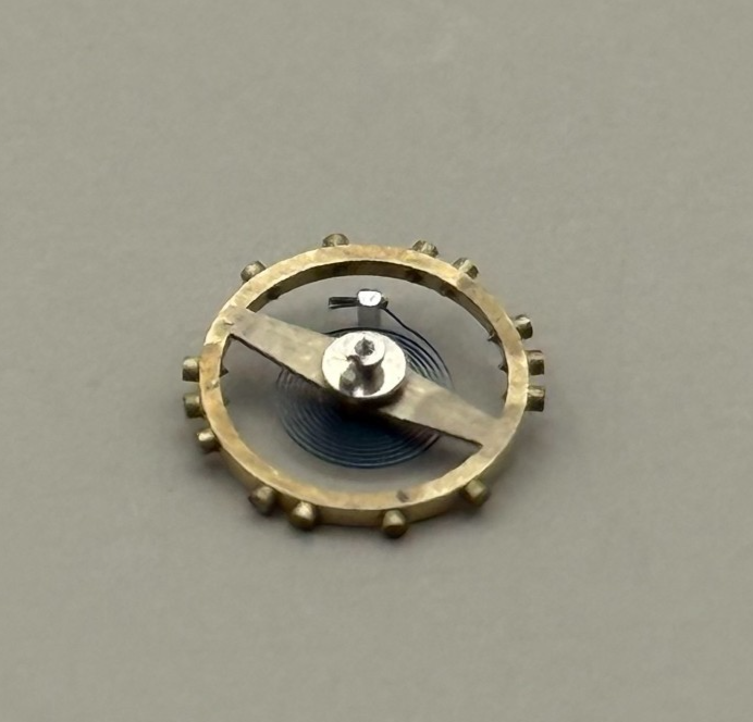 FEF 270 Balance Wheel Complete And Spring  5¼’’’ 173 M Watch Movement Parts NOS