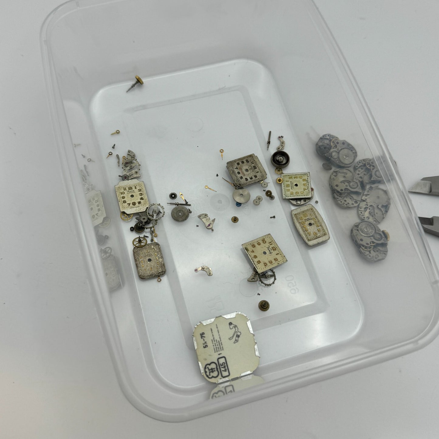12.8mm 5 x FHF 75 Ladies Manual Wind Watch Movement Swiss Vintage PARTS SPARES