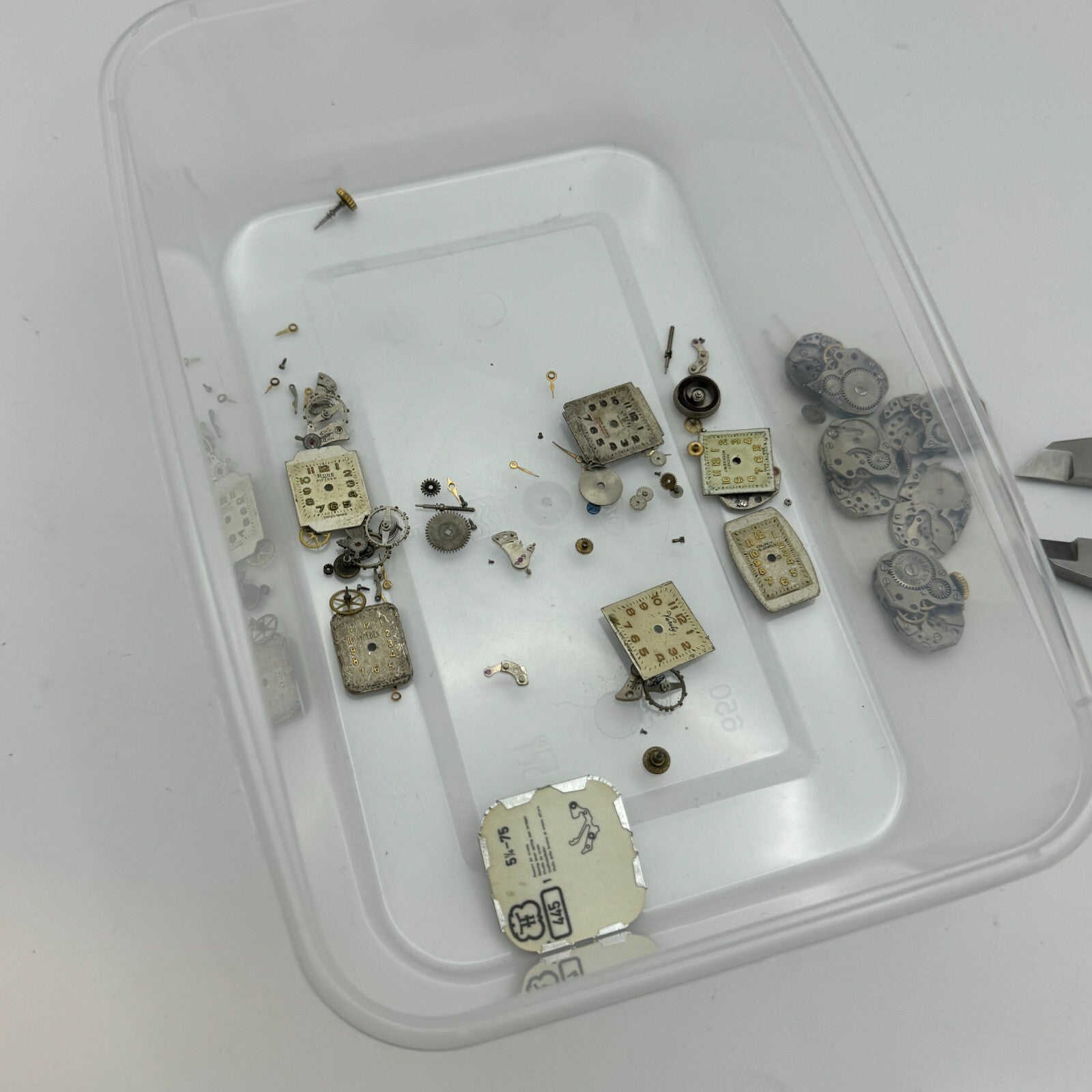 12.8mm 5 x FHF 75 Ladies Manual Wind Watch Movement Swiss Vintage PARTS SPARES