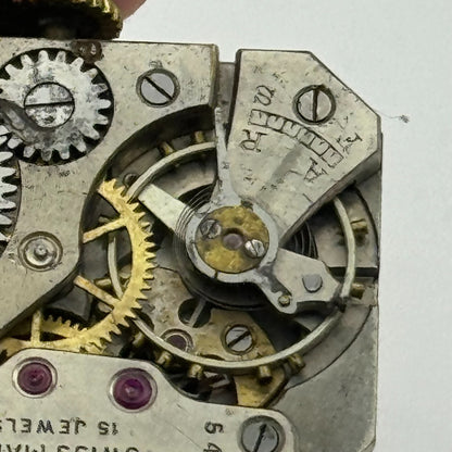 20.5mm Running Rotary Maximus Cal 54 Tank Watch Movement Manual Wind PARTS