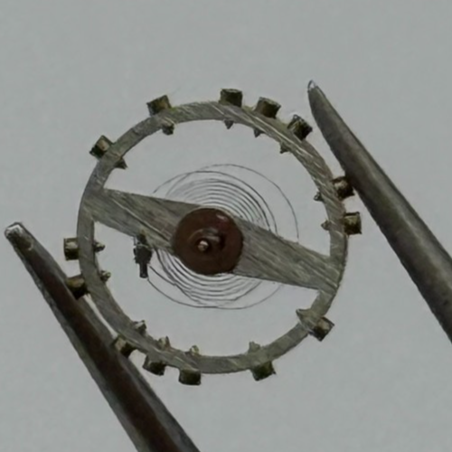 ETA 2485 Balance Wheel Complete And Spring Ord + Inca 1379 Watch Movement Parts