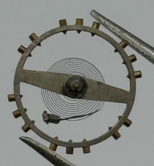 Felsa 690 Balance Wheel Complete And Spring Inca 188 M Watch Movement Parts