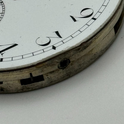 43mm Monroe Watch Co Sub Seconds Vintage Hunter Pocket Watch Movement PARTS