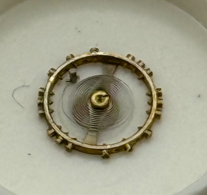 Bulova 5AD Balance Wheel Complete And Spring Renata 624 Watch Movement Parts NOS