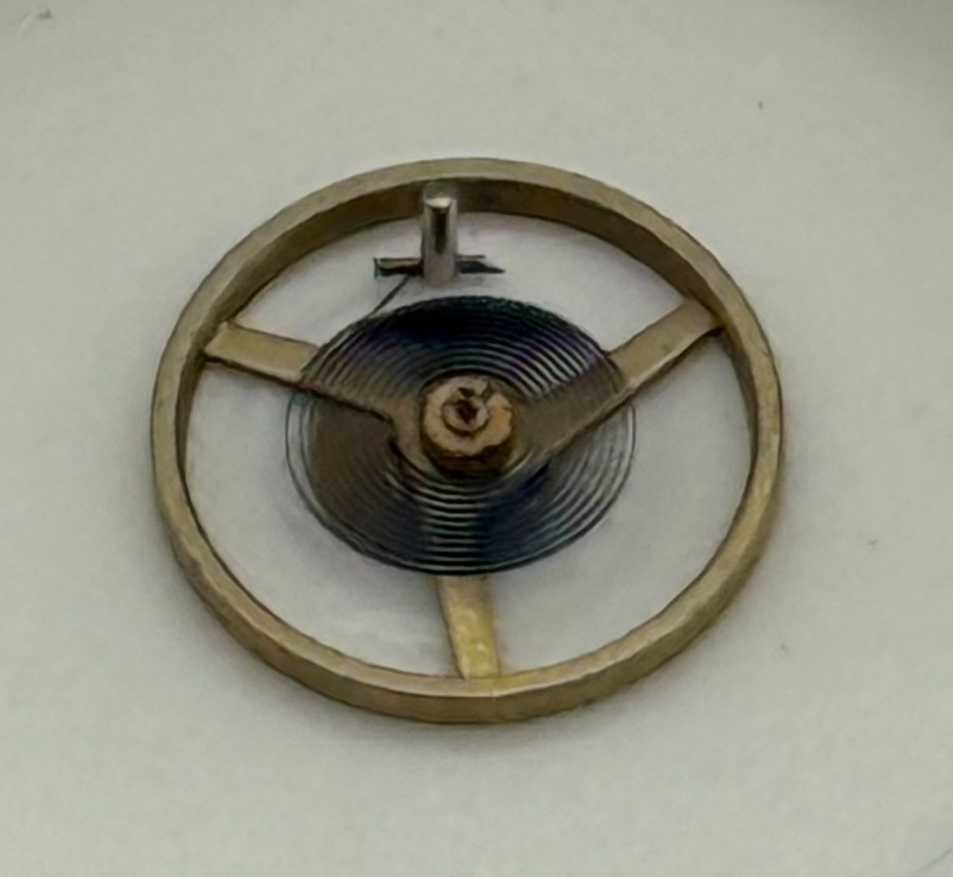 AS 1677 Balance Wheel Complete And Spring Inca 1224 M Watch Movement Parts NOS