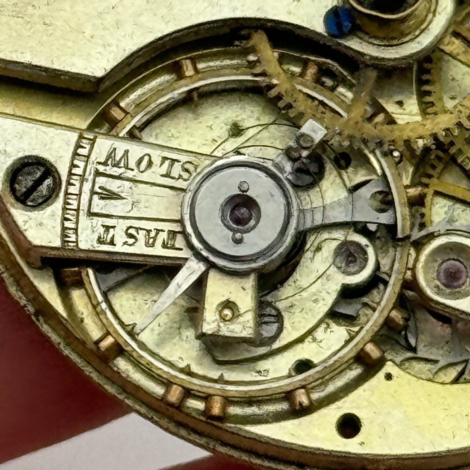 36.2mm Unidentified Antique Key Wound Pocket Watch Movement PARTS REPAIR SPARES