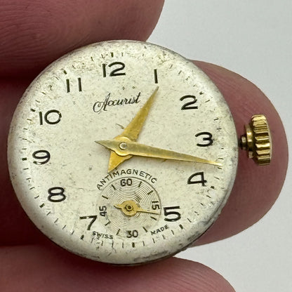 19.7mm Ladies Accurist AS 970 A Schild Manual Wind Swiss Watch Movement PARTS