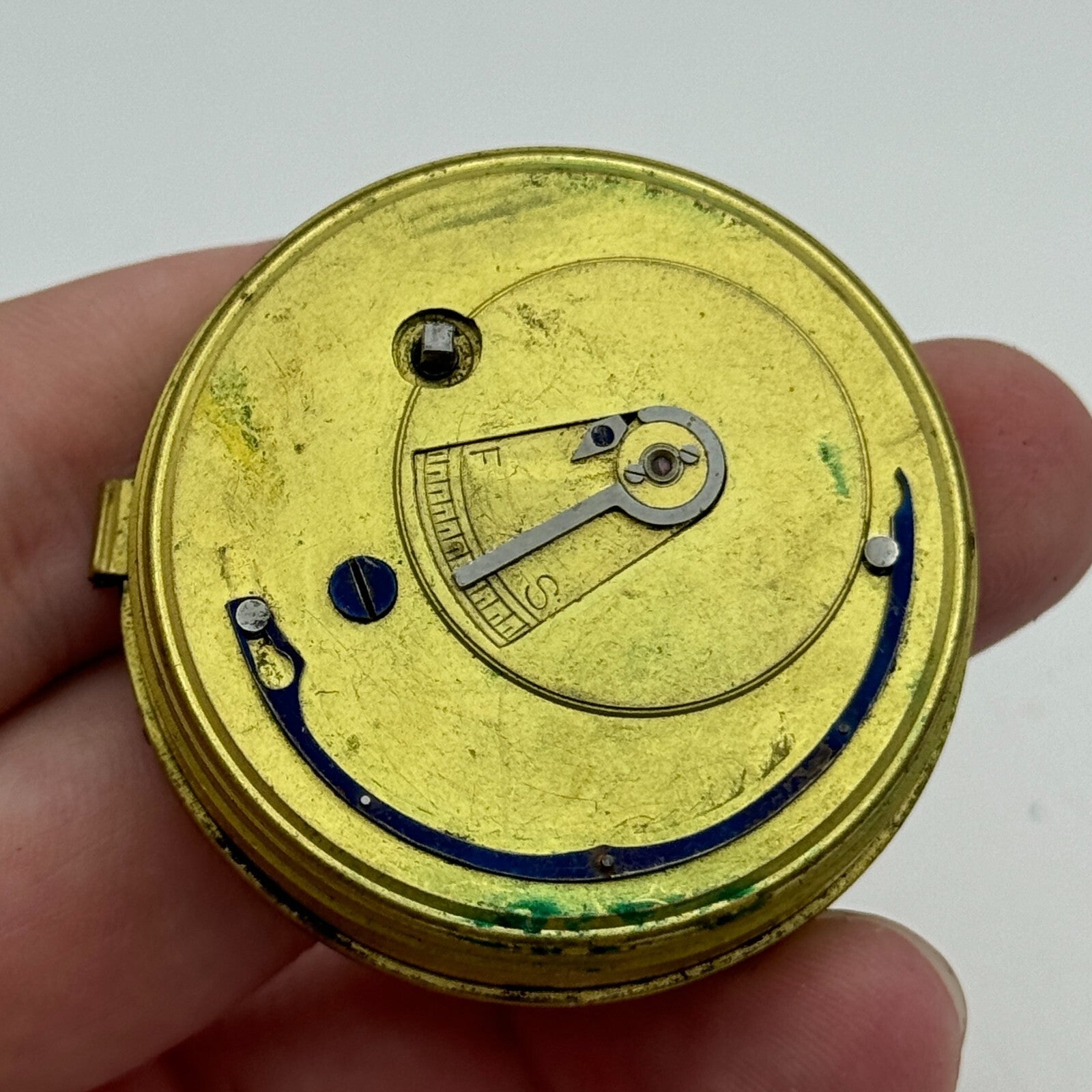 44.9mm Antique J G Graves Sheffield English Express Lever Pocket Watch Movement