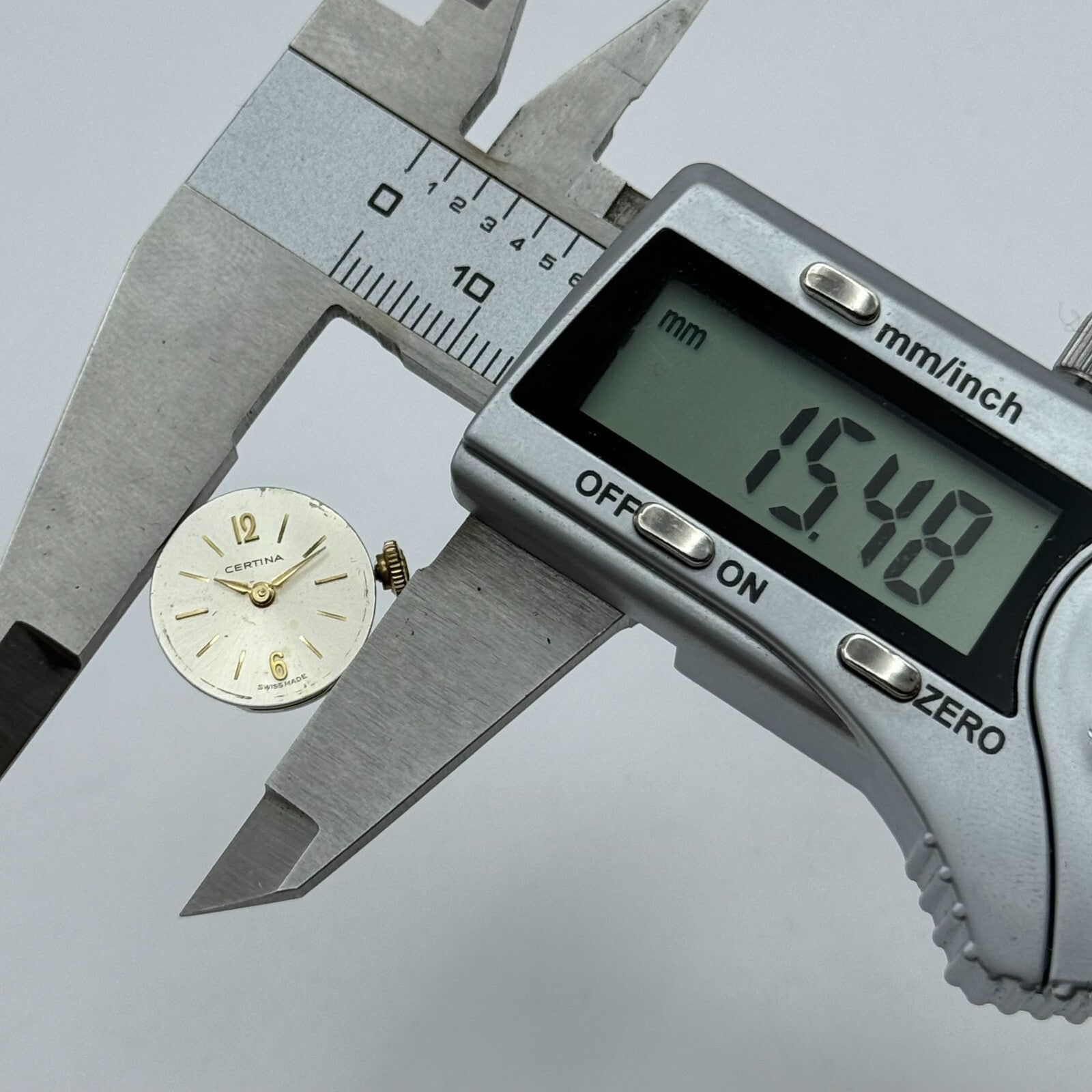 12.9mm Ladies Running Certina 13-20 Manual Wind Watch Movement PARTS SPARES