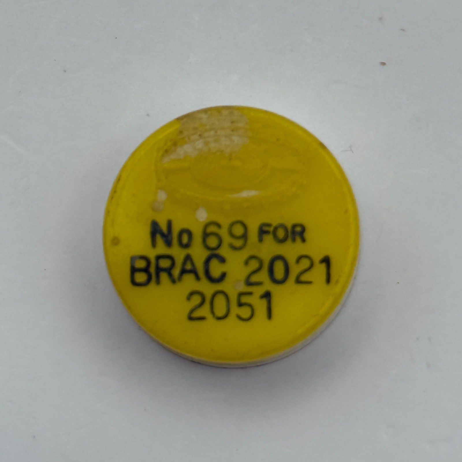 Brac 2021 2051 Balance Wheel Complete And Spring 69 Watch Movement Parts NOS