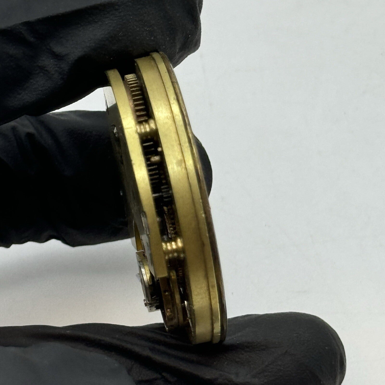 41.2mm Manual Wind Unidentified Pocket Watch Movement Dial Hands FOR PARTS