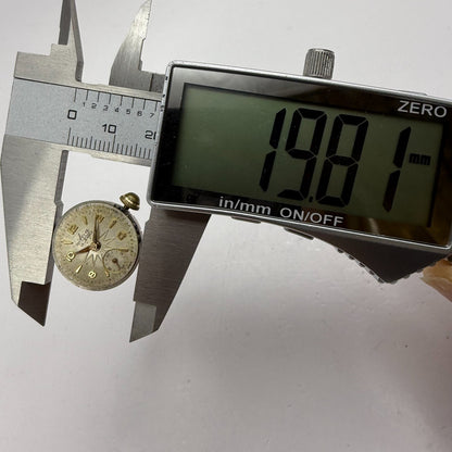 19.8mm Vintage Avia Derby D 40 Swiss Manual Wind Watch Movement PARTS REPAIR