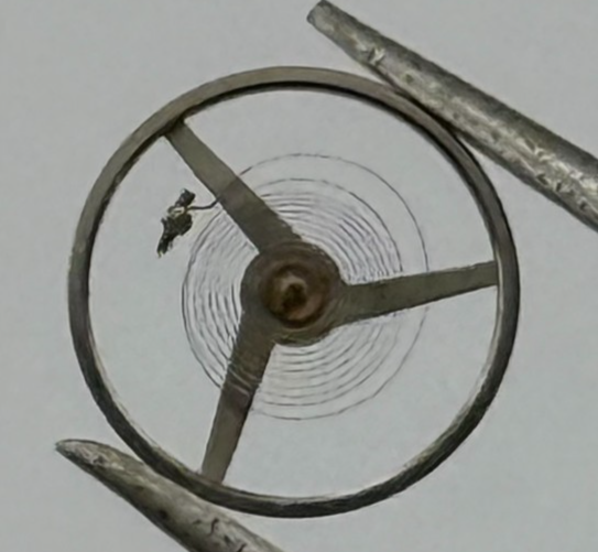 ETA 2412 Balance Wheel Complete And Spring  1413 M Watch Movement Parts 