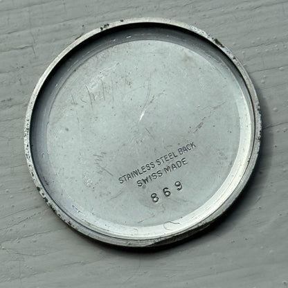 33mm Men's Vintage Bernex FHF 81 Running Swiss Manual Wind Watch PARTS REPAIR