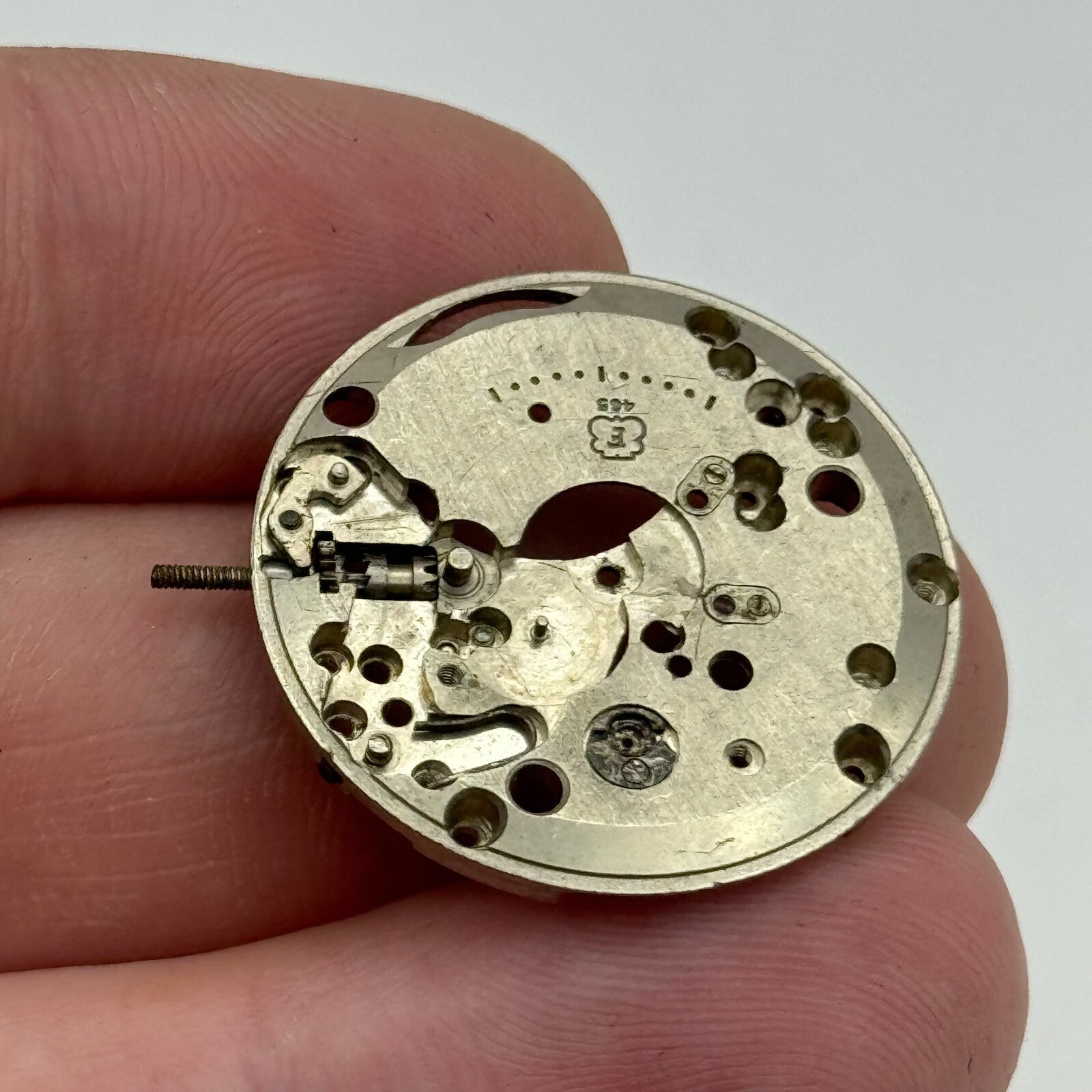 25.9mm Men's Felsa F 465 Partial Manual Wind Watch Movement Vintage Swiss PARTS