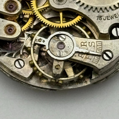 23.6mm Buren Dawsons LTD Dunedin Manual Wind Watch Movement Swiss Vintage PARTS