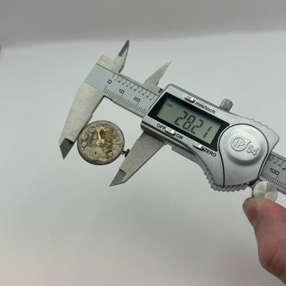 23.6mm AS 1123 1124 Manual Wind 15 Jewels Watch Movement Swiss Vintage PARTS