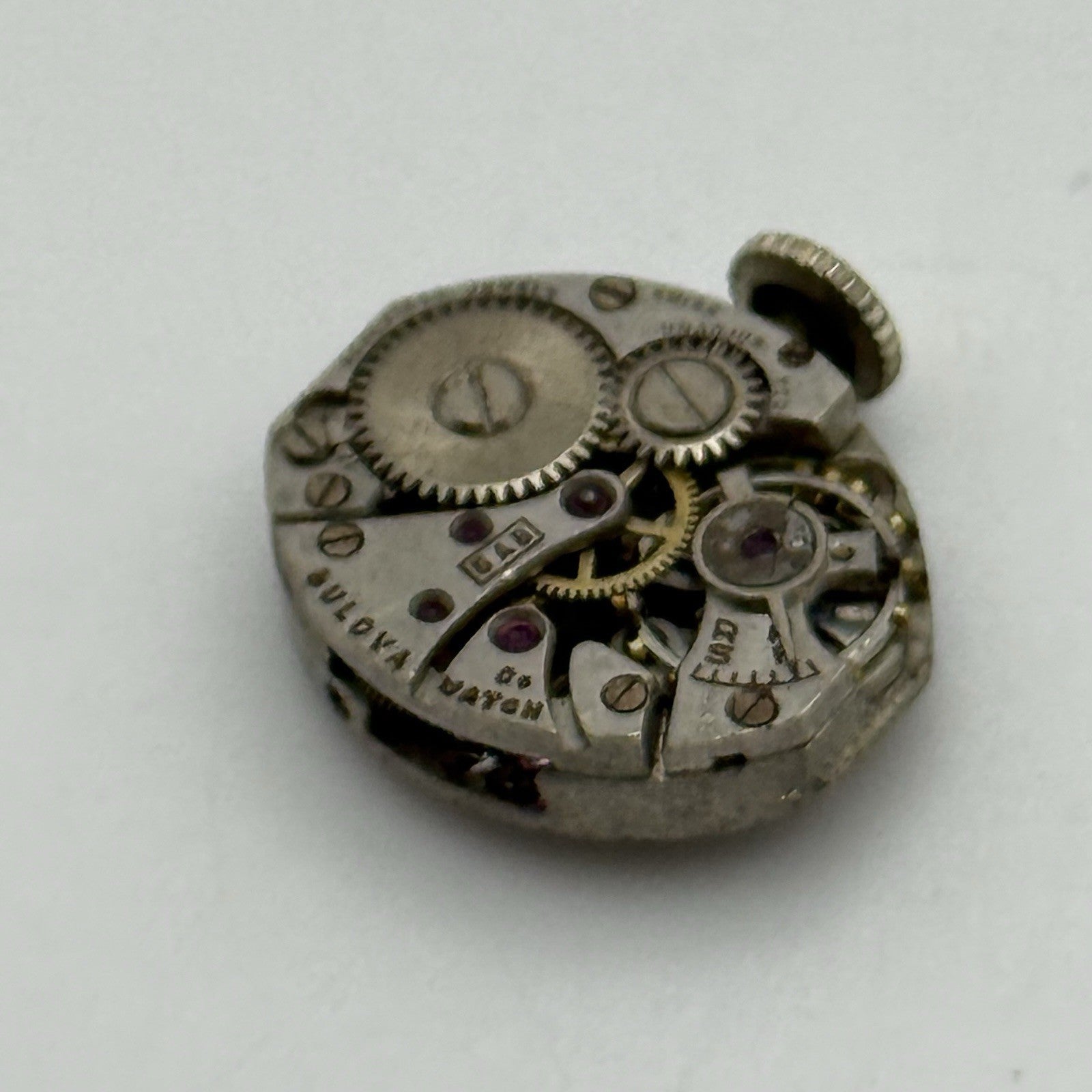 13.1mm Vintage Ladies Bulova 5AB Manual Wind Swiss Watch Movement PARTS REPAIR