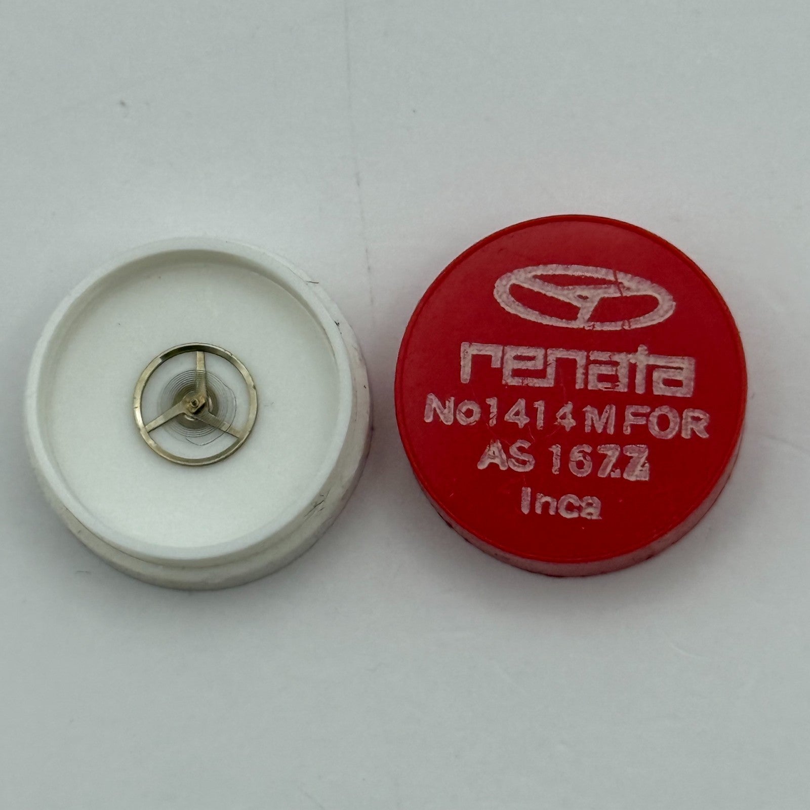 AS 1677 Balance Wheel Complete And Spring Inca 1414 Renata Watch Movement Parts