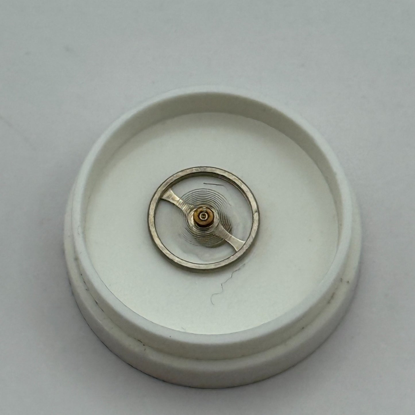 Oris 410 Balance Wheel Complete And Spring  5¼’’’ 330 M Watch Movement Parts NOS
