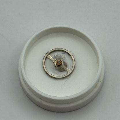 Oris 410 Balance Wheel Complete And Spring  5¼’’’ 330 M Watch Movement Parts NOS