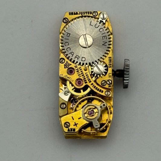 9mm Running  Lucien Piccard LP 37 Baguette Tank Watch Movement Manual Wind PARTS