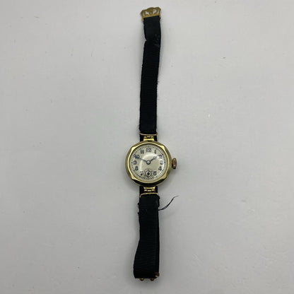 25mm Ladies SMALL Art Deco Gold Plated Sub Seconds Old Watch TO RESTORE