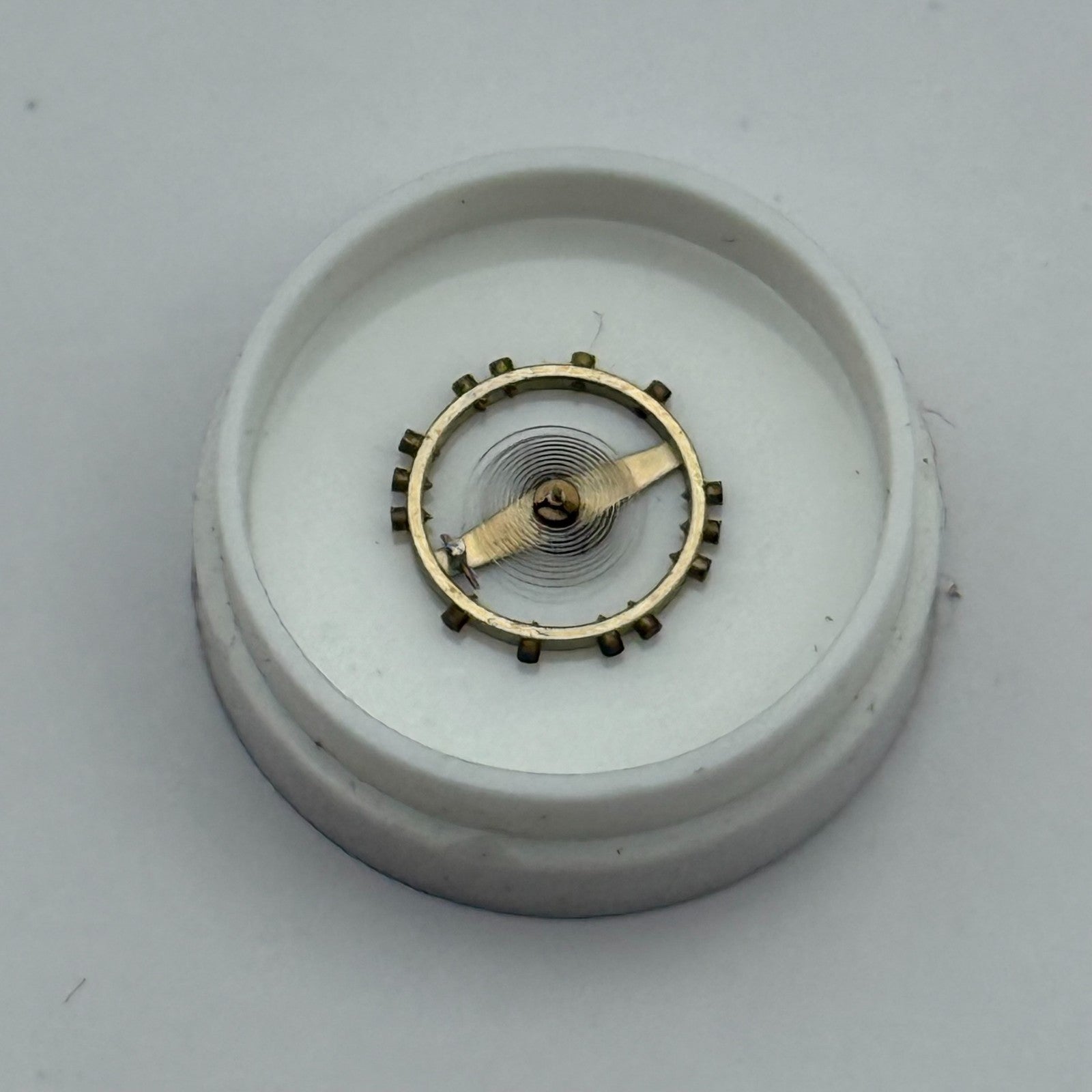 FHF 63 Balance Wheel Complete And Spring 8¾’’’ 438 M Watch Movement Parts NOS