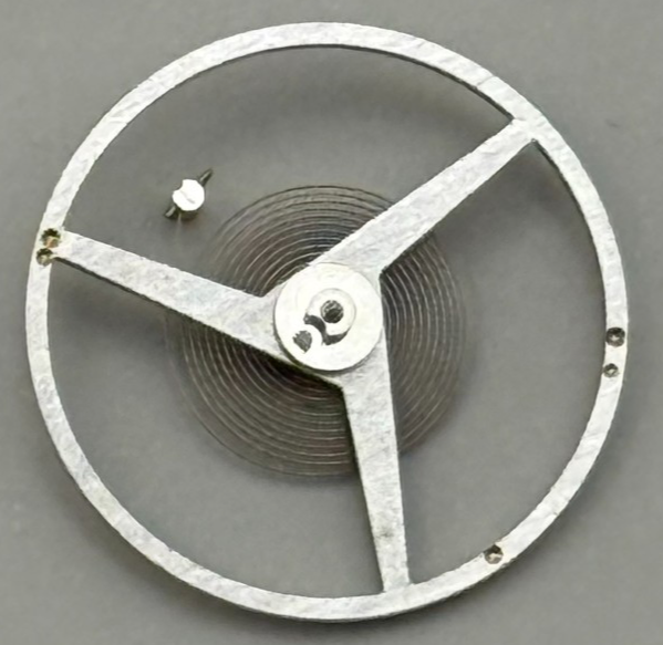 ETA 2600 Balance Wheel Complete And Spring Ord + Inca Watch Movement Parts 
