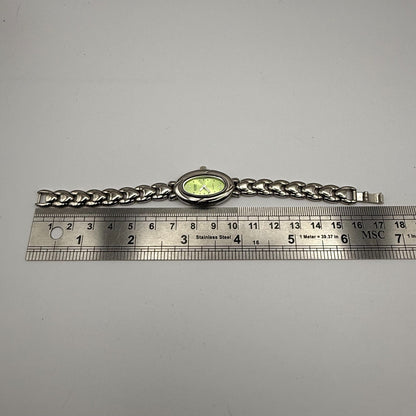 Censi Collection Tiempo Ladies Quartz Watch Silver Tone Chain-Link Working 18mm