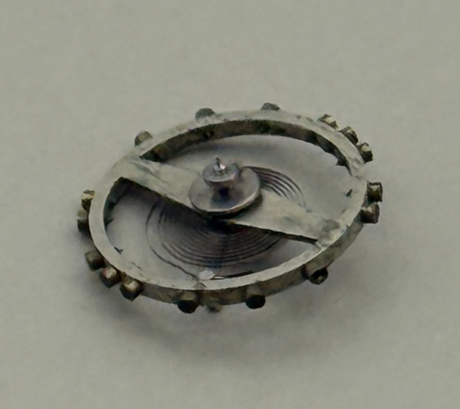 AS 1051 Balance Wheel Complete And Spring 5¼’’’ 34 M Watch Movement Parts NOS