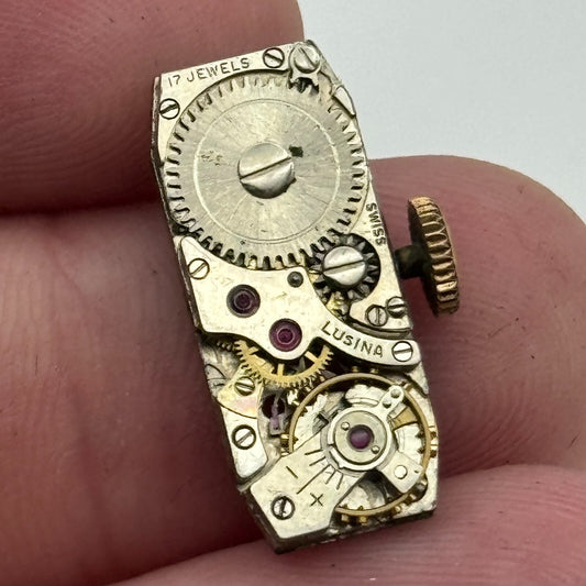 9mm Ladies Lusina FHF 59N Manual Wind 17 Jewels Watch Movement Swiss Made PARTS