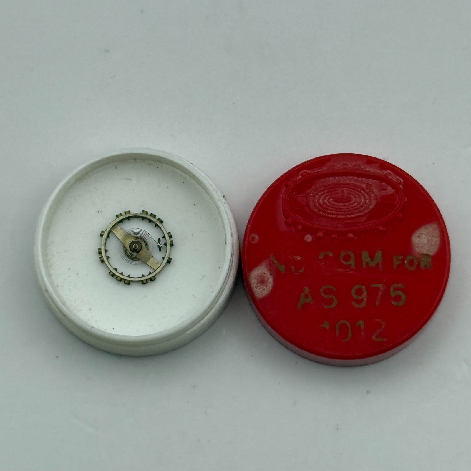 AS 976 1012 Balance Wheel Complete And Spring  29 M Watch Movement Parts NOS