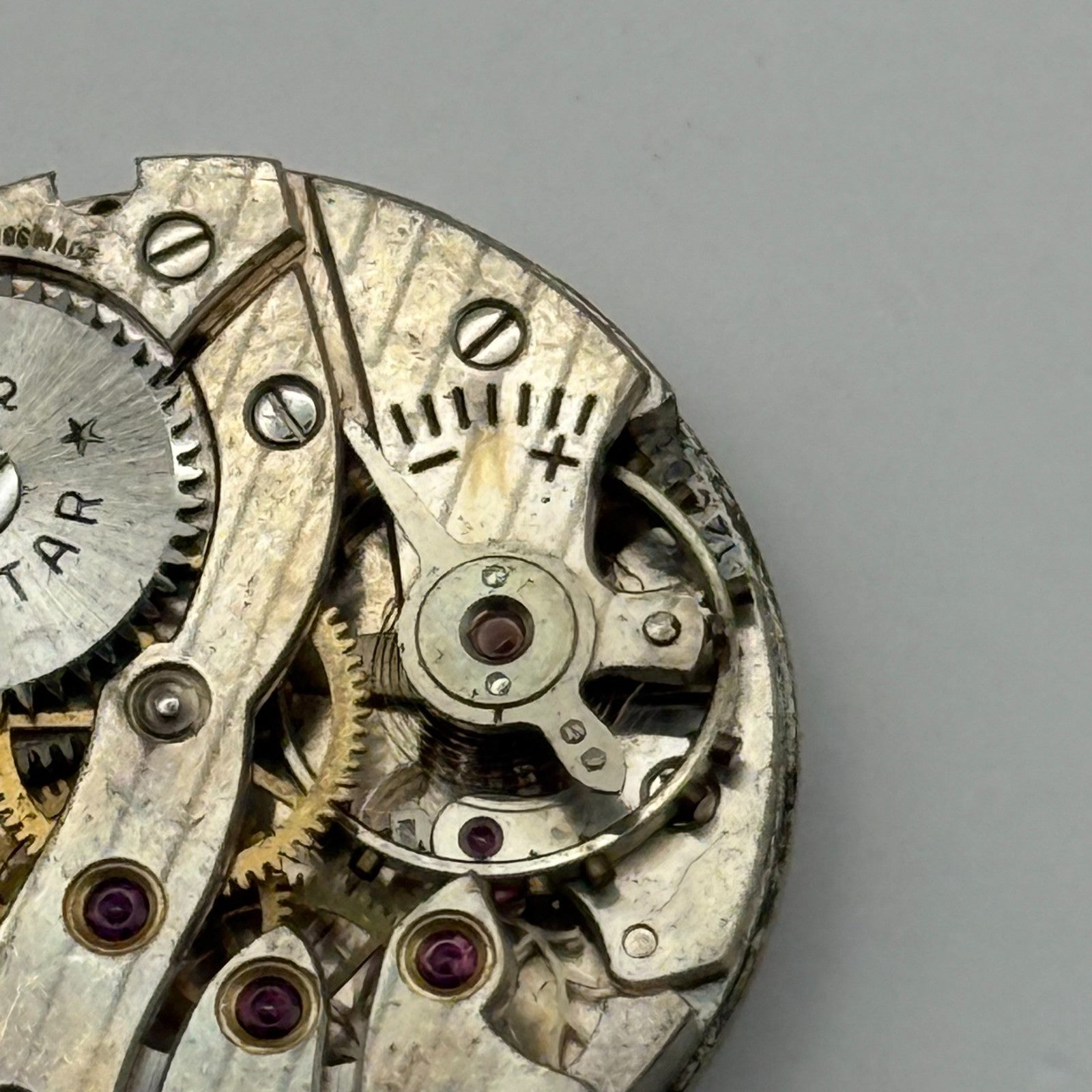 ETA 1260 Watch Movement Bentima Star Manual Wind Vintage Parts Repair 23.6mm