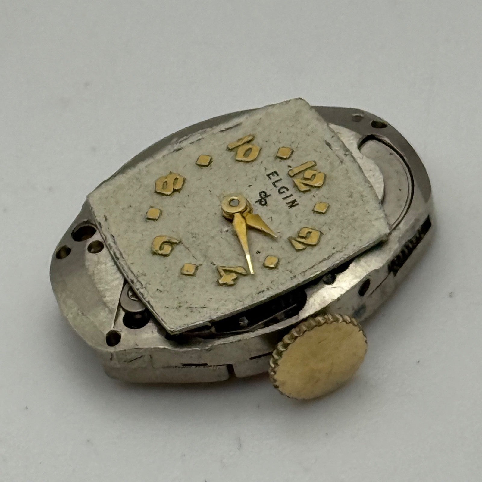 Elgin 662 Watch Movement 17 Jewels USA Vintage American Parts Repair 14.3mm