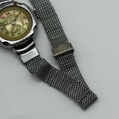 21mm Vintage Ladies Art Deco Mother Of Pearl Dial Manual Wind Watch PARTS REPAIR