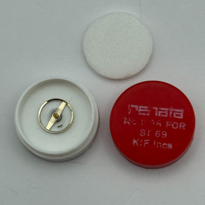 ST 69 Balance Wheel Complete And Spring Kif+Inca 1138 Watch Movement Parts NOS
