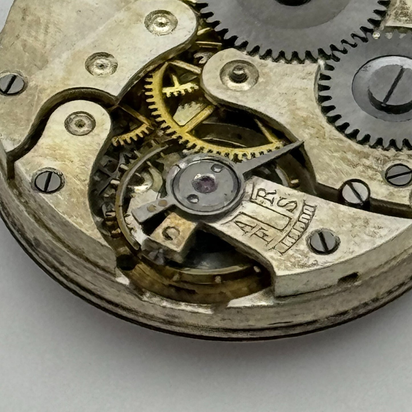 24.9mm Unidentified Balance Intact Trench Watch Movement Manual Wind Swiss PARTS